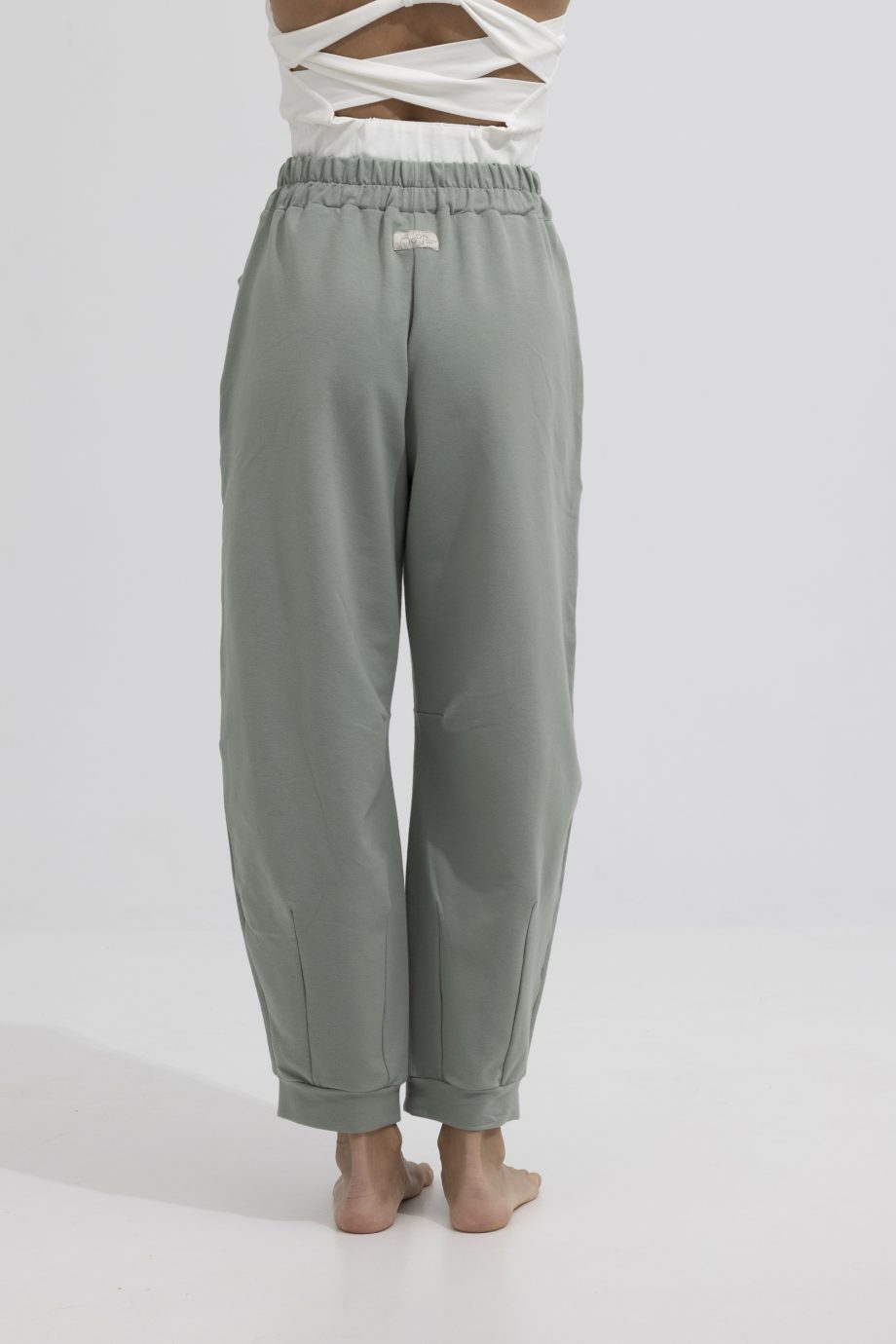 Βαμβακερό barrel παντελόνι Trousers NOOS Pilates Wear