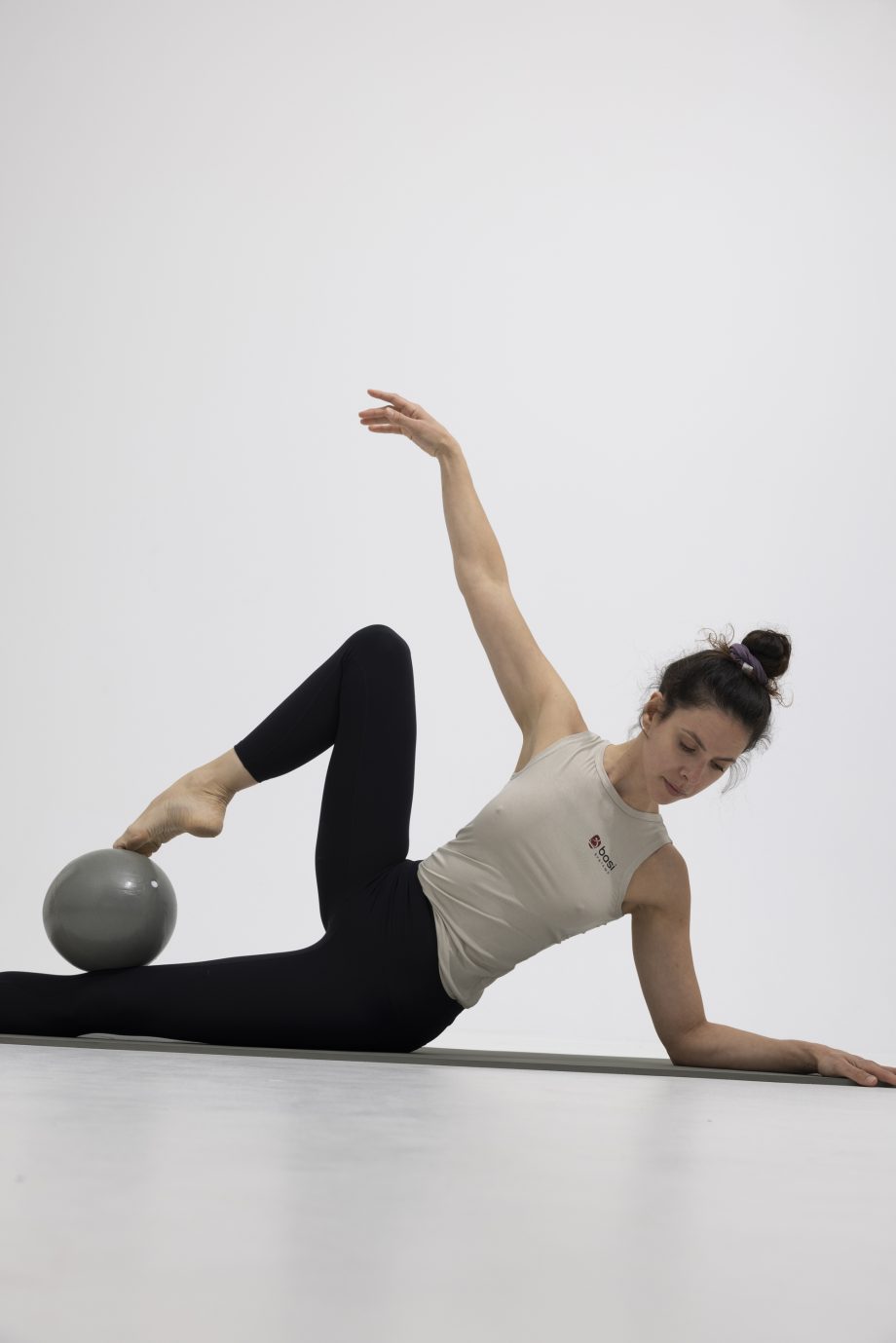 Φανελάκι bamboo logo BASI Systems. t-shirts NOOS Pilates Wear