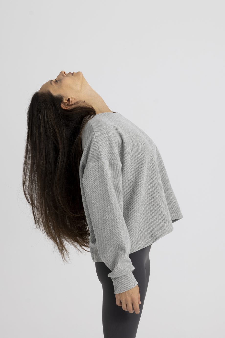 Μπλούζα βαμβακερή με ιδιαίτερη ύφανση. Sweatshirt NOOS Pilates Wear
