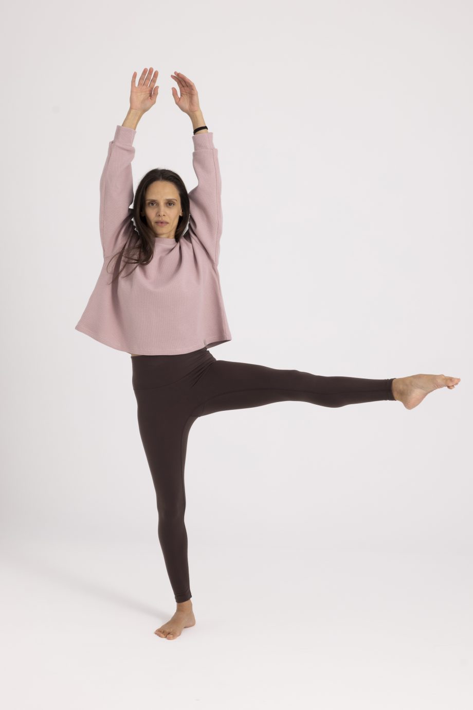 Μπλούζα βαμβακερή με ιδιαίτερη ύφανση. Sweatshirt NOOS Pilates Wear