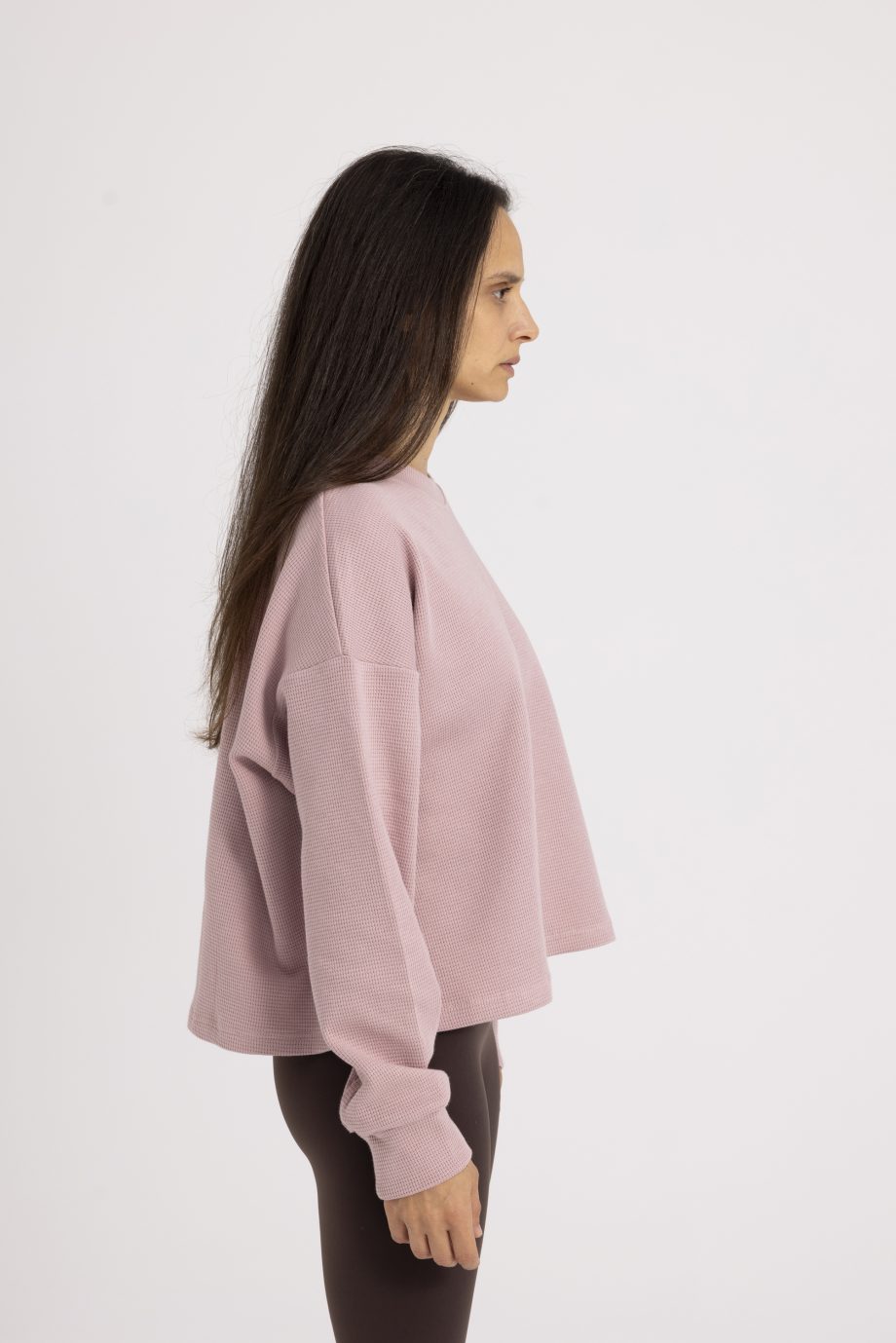Μπλούζα βαμβακερή με ιδιαίτερη ύφανση. Sweatshirt NOOS Pilates Wear