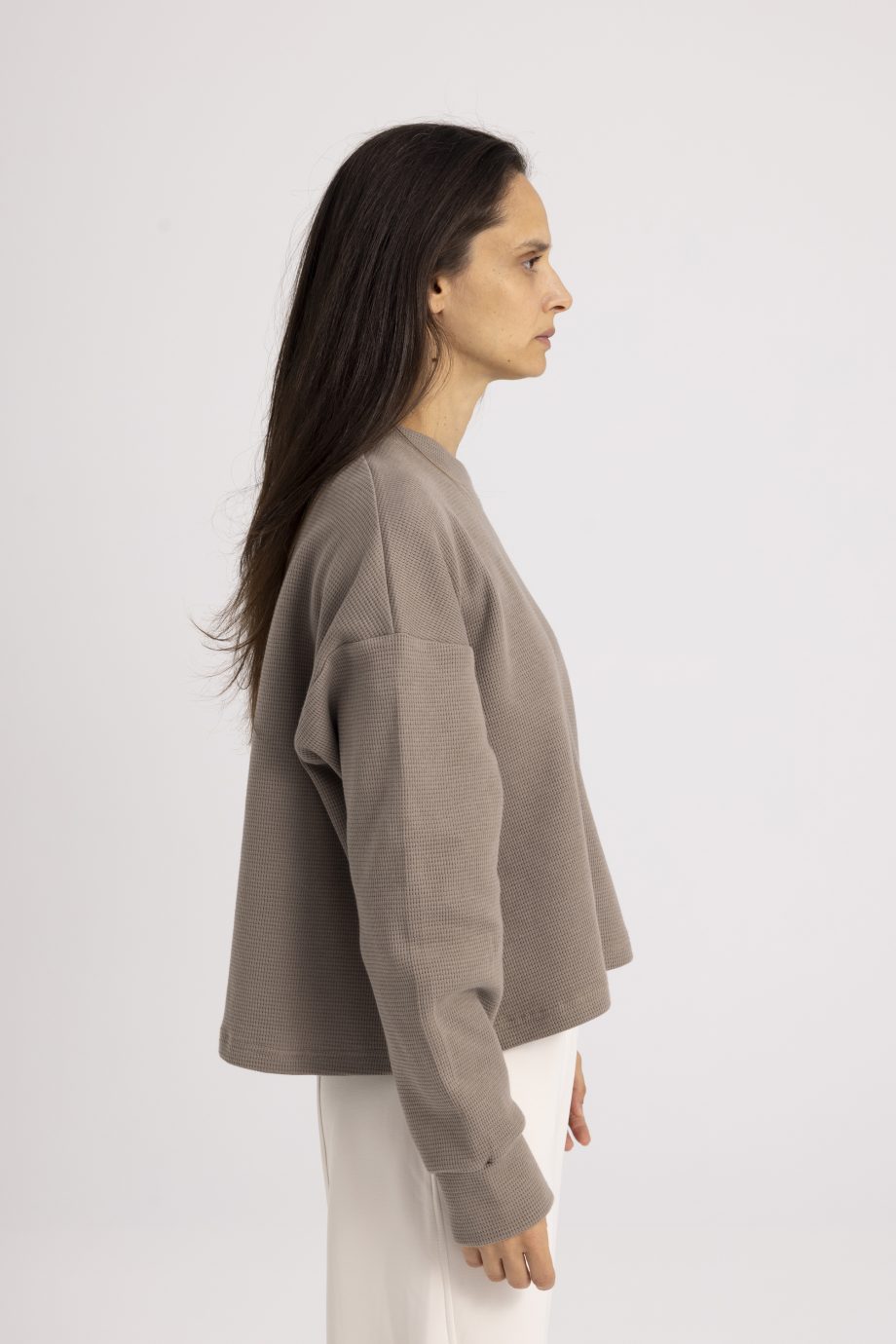 Μπλούζα βαμβακερή με ιδιαίτερη ύφανση. Sweatshirt NOOS Pilates Wear