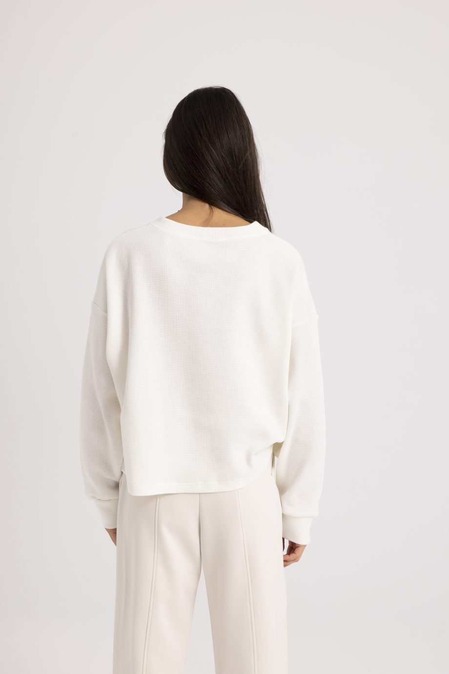 Μπλούζα βαμβακερή με ιδιαίτερη ύφανση. Sweatshirt NOOS Pilates Wear