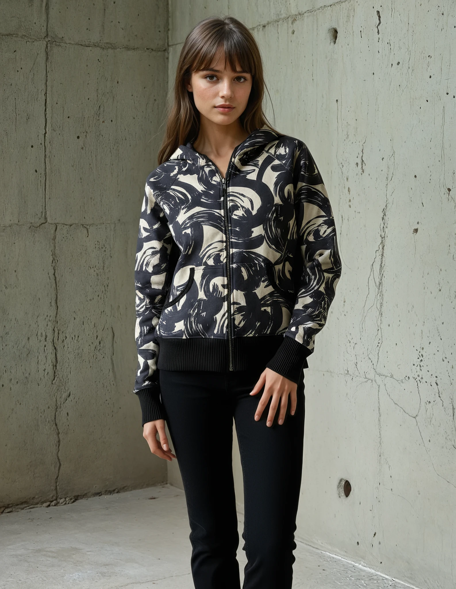 Hoodies & Sweatshirts - Ζακέτα με μοναδικό print από Scuba Suede. Ζακέτα με μοναδικό print από Scuba Suede. Hoodies & Sweatshirts NOOS Pilates Wear