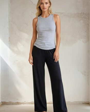 ΠΑΝΤΕΛOΝΙ TENCEL ΣΕ ΦΑΡΔΥΑ ΓΡΑΜΜΗ Trousers NOOS Pilates Wear
